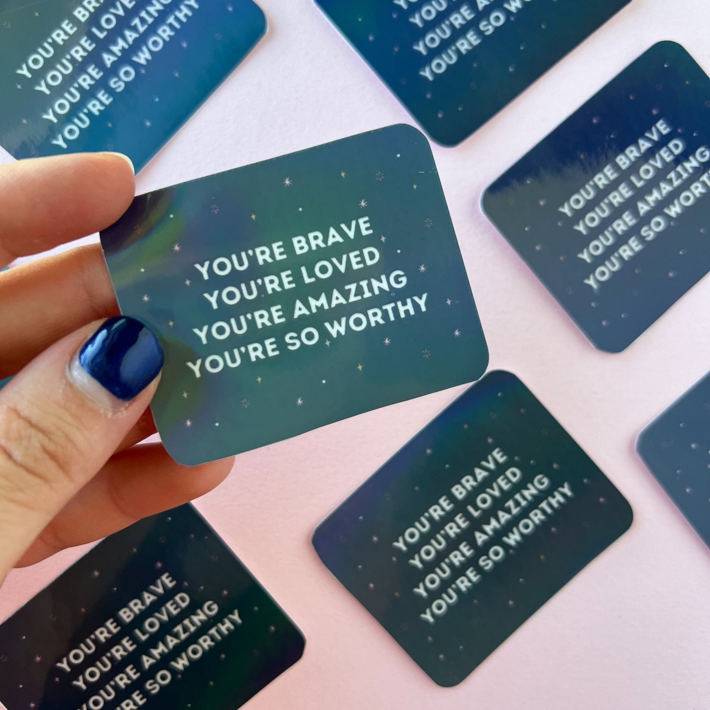 Affirmation Holographic Sticker